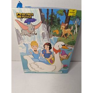 Walt Disney's Favorites Cinderella Dumbo Bambi Golden 100 puzzle 1986